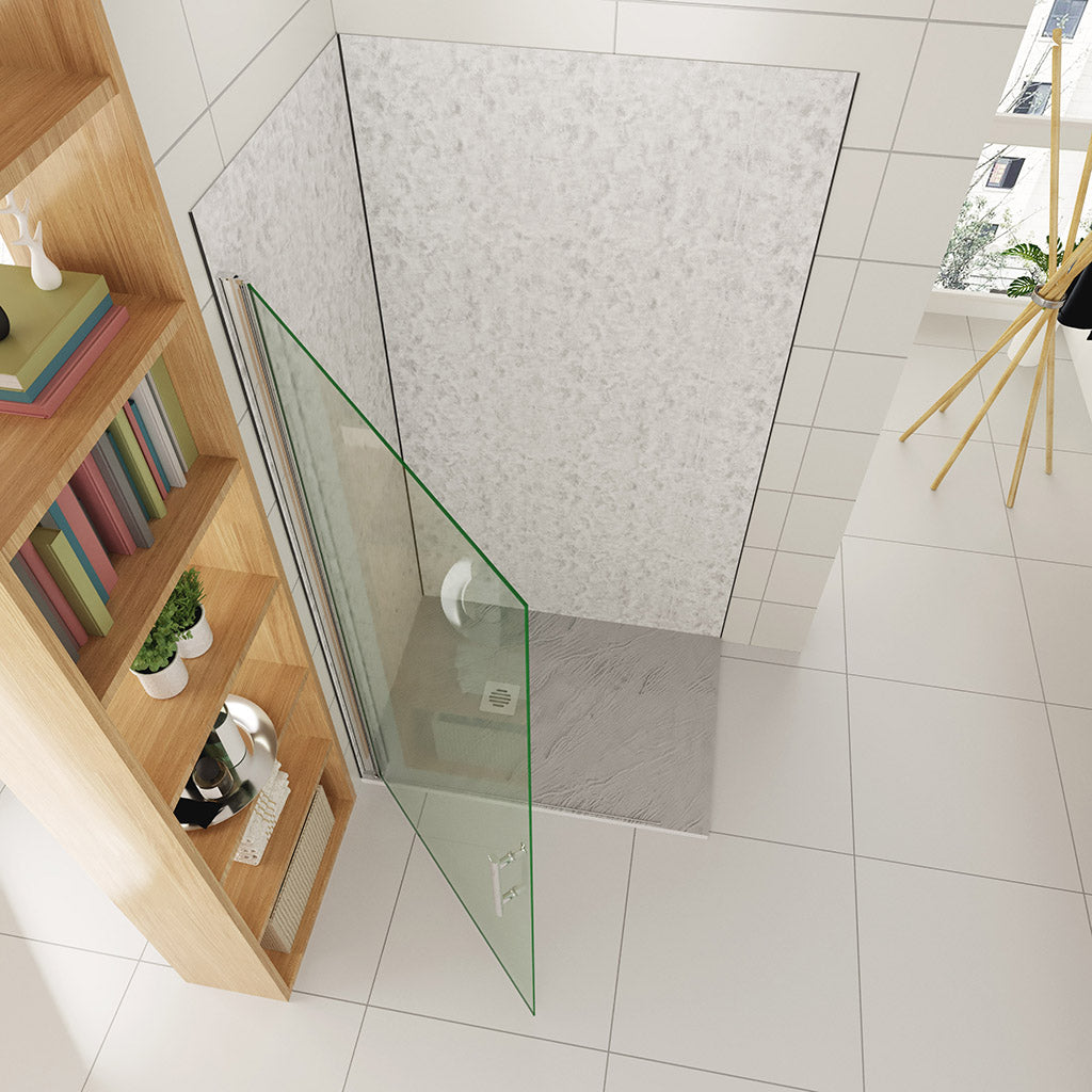 ozean 66 Walk in Dusche mit Drehtür cm für badezimmer