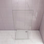 ozean 67.7 Glaswand H200cm Dusche mit Stabilisierungsstange
