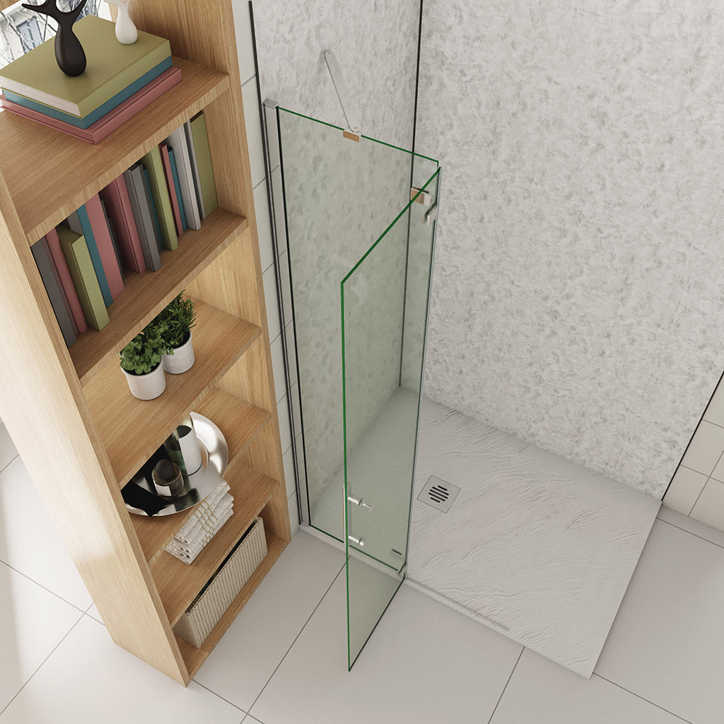 ozean 76 Walk in Dusche mit Drehtür cm für badezimmer