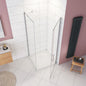 ozean 76x76 Drehtür Seitenwand Duschtasse PK1 76 P76F7GRQ cm für badezimmer