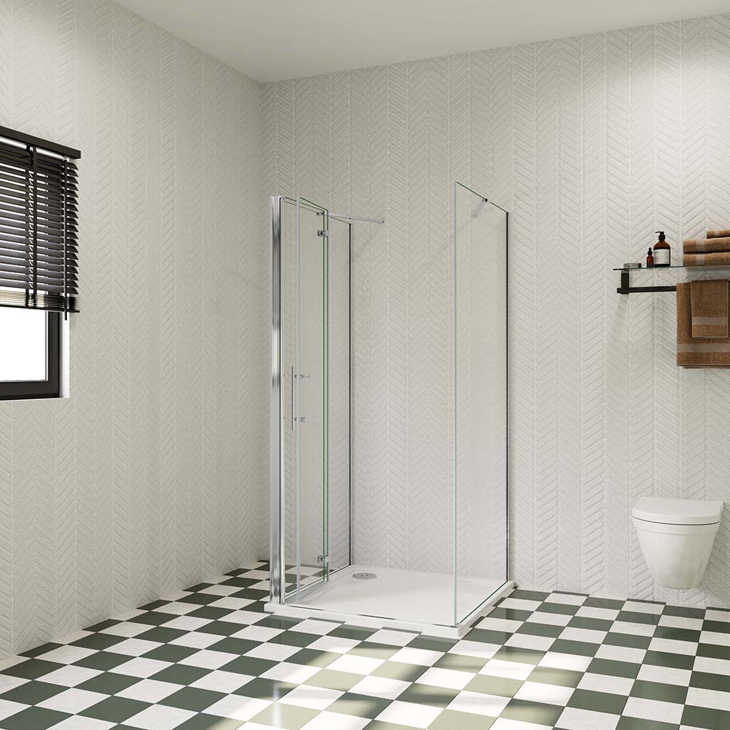 ozean 76x80 Falttür U Kabine DUSCHE cm für badezimmer