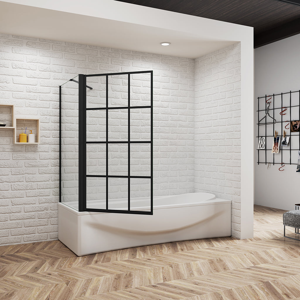 ozean 80 Badewannenaufsatz mit Seitenwand 80 cm für badezimmer