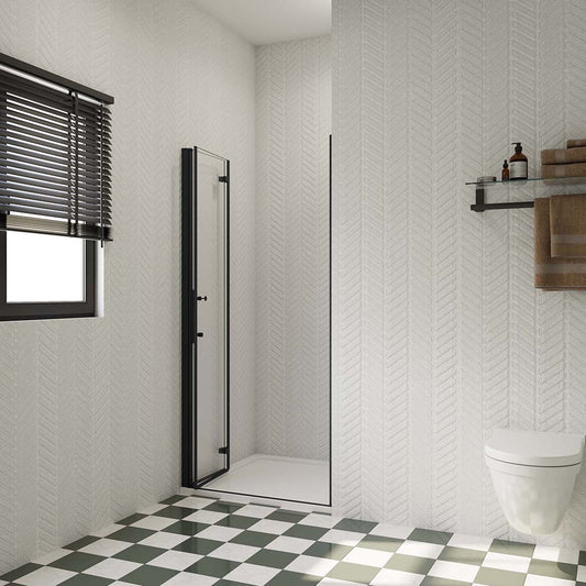 ozean 80 Falttür Duschtasse 80x76 Nischendusche cm für badezimmer