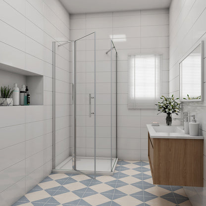 ozean 80x76 Drehtür Seitenwand Duschtasse PK3 8V P76F14GRQ cm für badezimmer