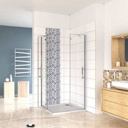 ozean 80x80 Eckdusche Drehtür Duschtür Duschwanne cm badezimmer ideen
