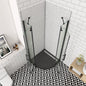 ozean 80x80 Falttür Duschtür Runddusche Eckeinstieg cm für badezimmer