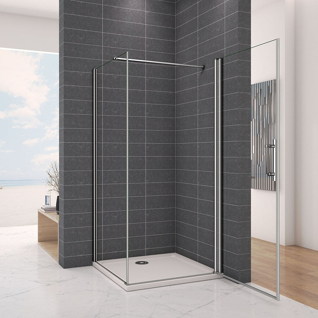 ozean 80x90 Drehtür Seitenwand Duschtasse A1 8V P9F13 98GR cm badezimmer ideen