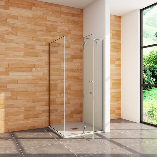 ozean 80x90 drehtür glas Seitenwand cm badezimmer ideen