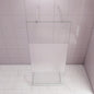 ozean 85 Glaswand Dusche mit Stabilisierungsstange W85FAPF32 2 cm für badezimmer