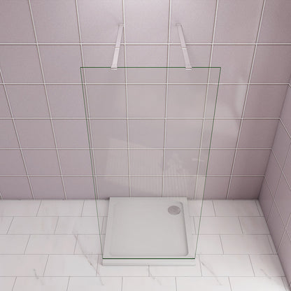 ozean 85 Seitenwand Dusche mit Stabilisierungsstange cm für badezimmer