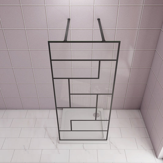 ozean 87.7 Glaswand Dusche mit Stabilisierungsstange W9BAF29B 2 cm badezimmer ideen