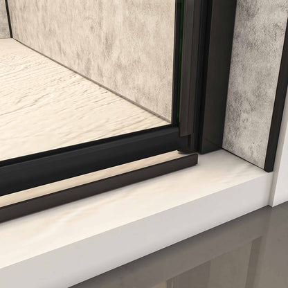 ozean 90 drehtür glas cm für badezimmer