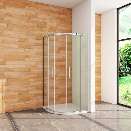 ozean 90X90 Runddusche Schiebetür H195cm Eckeinstieg Duschtasse für badezimmer