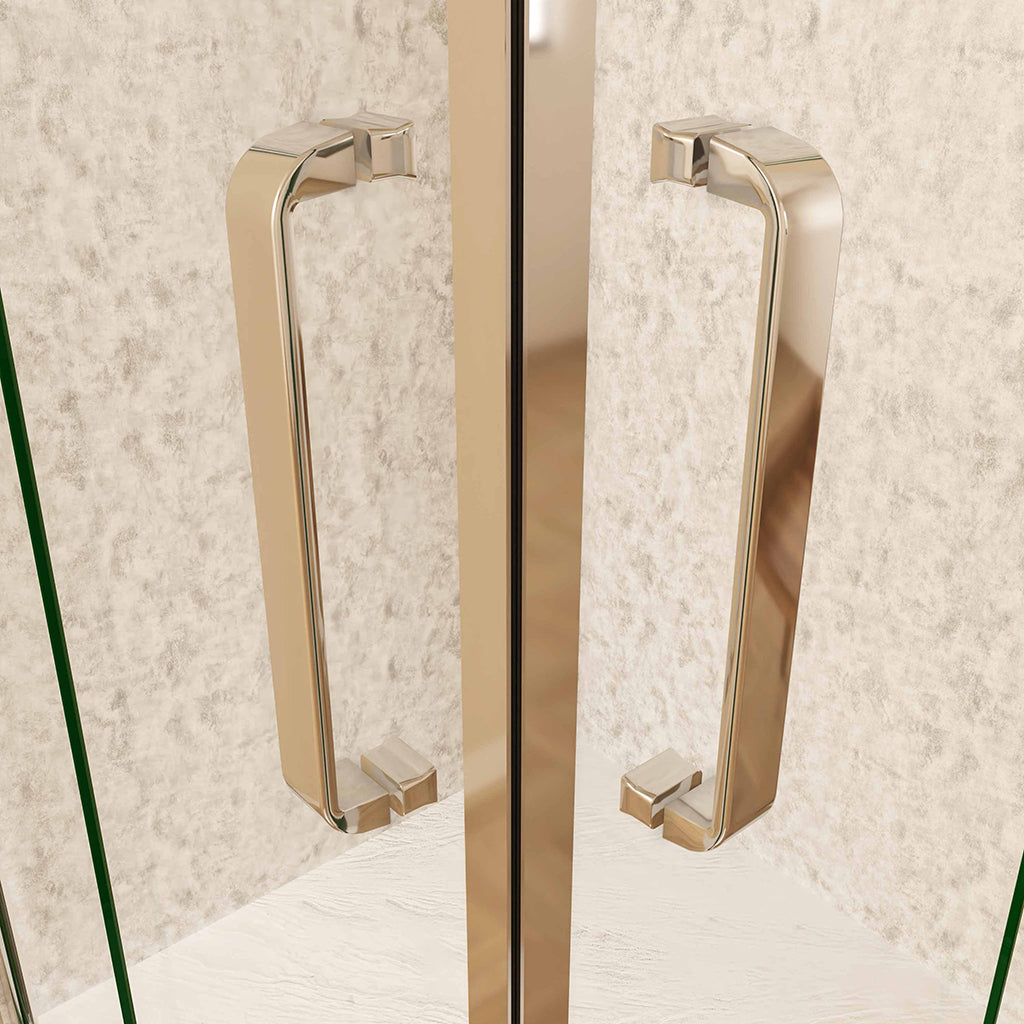 ozean 90x80 Eckeinstieg Drehtür H195cm Duschrückwänd für badezimmer