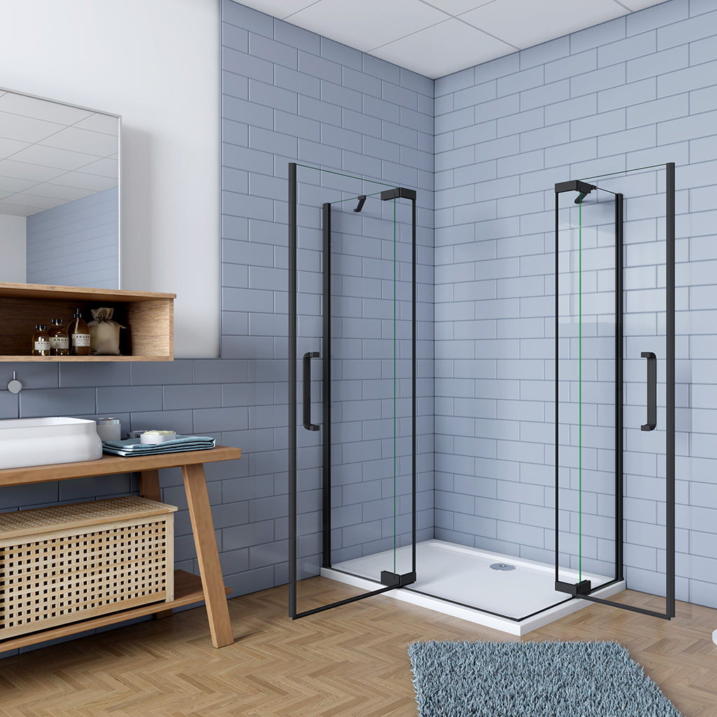 ozean 90x90 Eckdusche Drehtür Duschwanne P3GB 9 9VGR cm