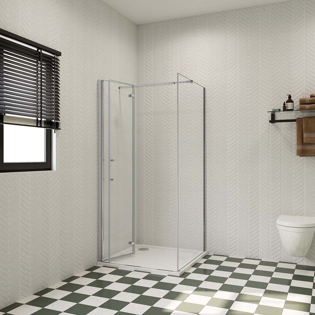 ozean 90x90 Falttür Seitenwand HPK9 P9F84 cm für badezimmer