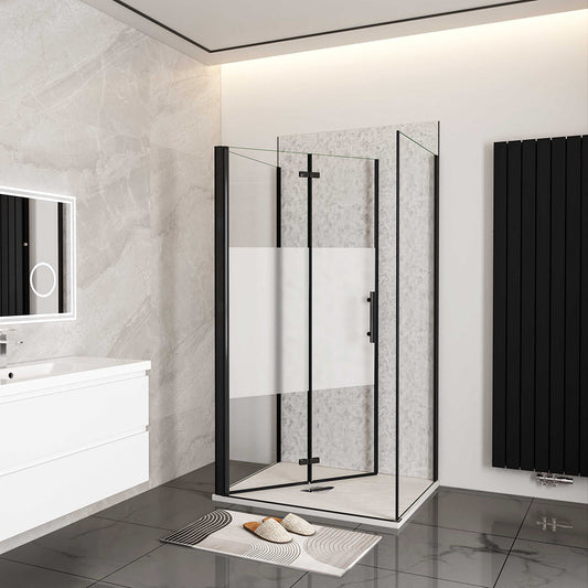 ozean 90x90 Falttür U Form Dusche cm für badezimmer