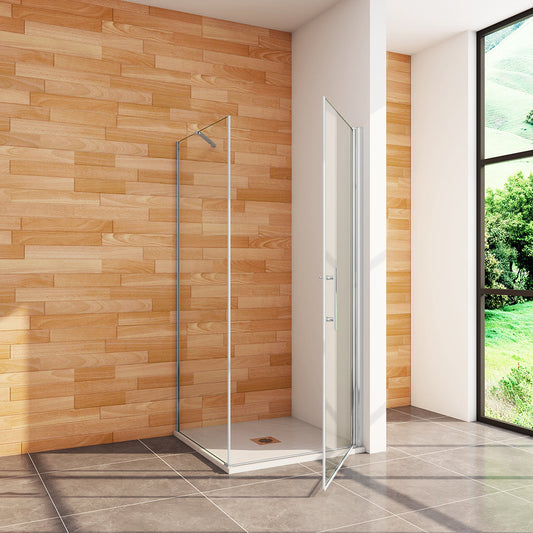 ozean Duschkabine 100x90 Drehtür Seitenwand cm