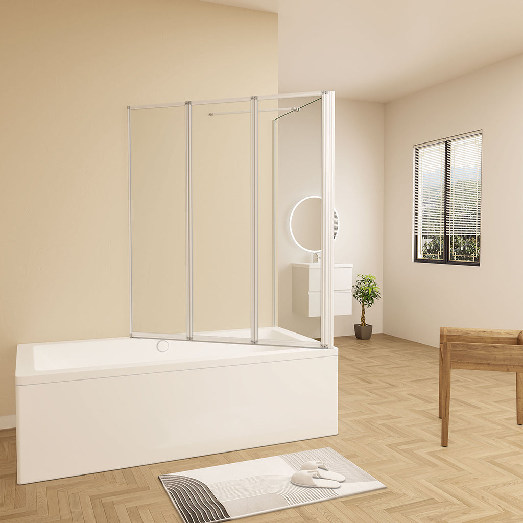 ozean Duschkabine 120 Badewannenaufsatz mit Seitenwand 70 cm für badezimmer