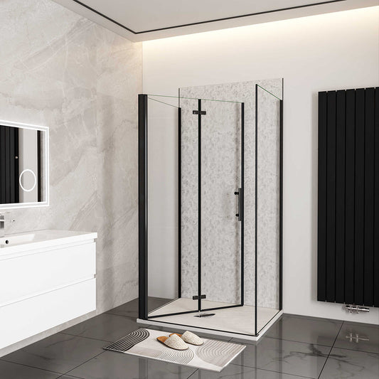 ozean Duschkabine 120x90 Falttür U-Form Dusche cm