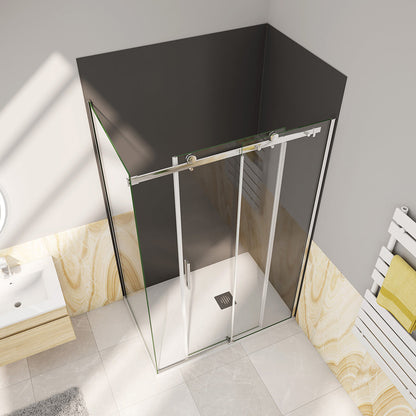 ozean Duschkabine 130x100 Schiebetür Seitenwand cm für badezimmer