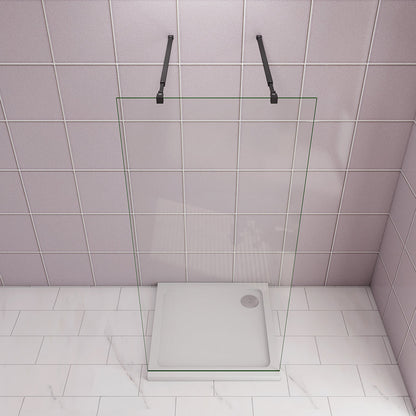 ozean Duschkabine 67.7cm Walk In Glaswand 2xStabilisator badezimmer ideen