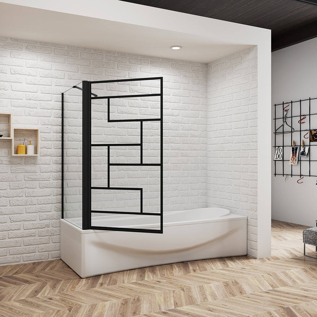 ozean Duschkabine 80 Badewannenaufsatz mit Seitenwand 80 cm badezimmer ideen