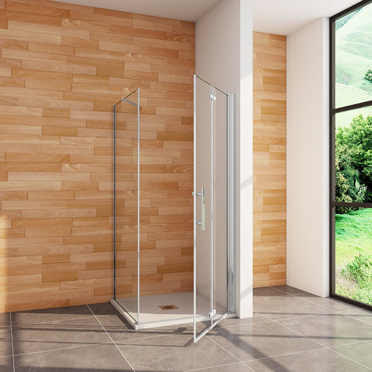 ozean Duschkabine 80x90 Falttür Seitenwand cm für badezimmer