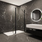 ozean Duschkabine 85+40 Walk in Dusche Schwenkbar cm für badezimmer