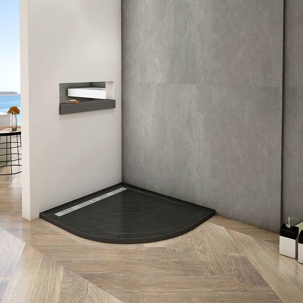 ozean Duschtasse 90x90 cm viertelkreis ablaufgarnitur