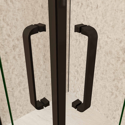 ozean Eck Duschkabine 100x90 Eckdusche Drehtür cm badezimmer ideen