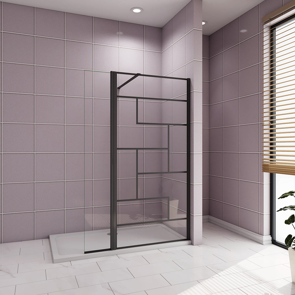 ozean Glasdusche 140+40 Walk in Dusche Schwenkbar cm für badezimmer