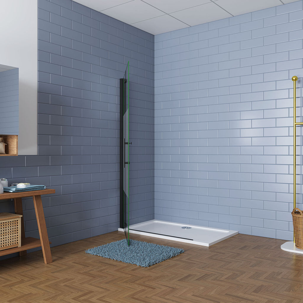 ozean Glasdusche 76 Falttür Duschtasse 150x80 cm für badezimmer