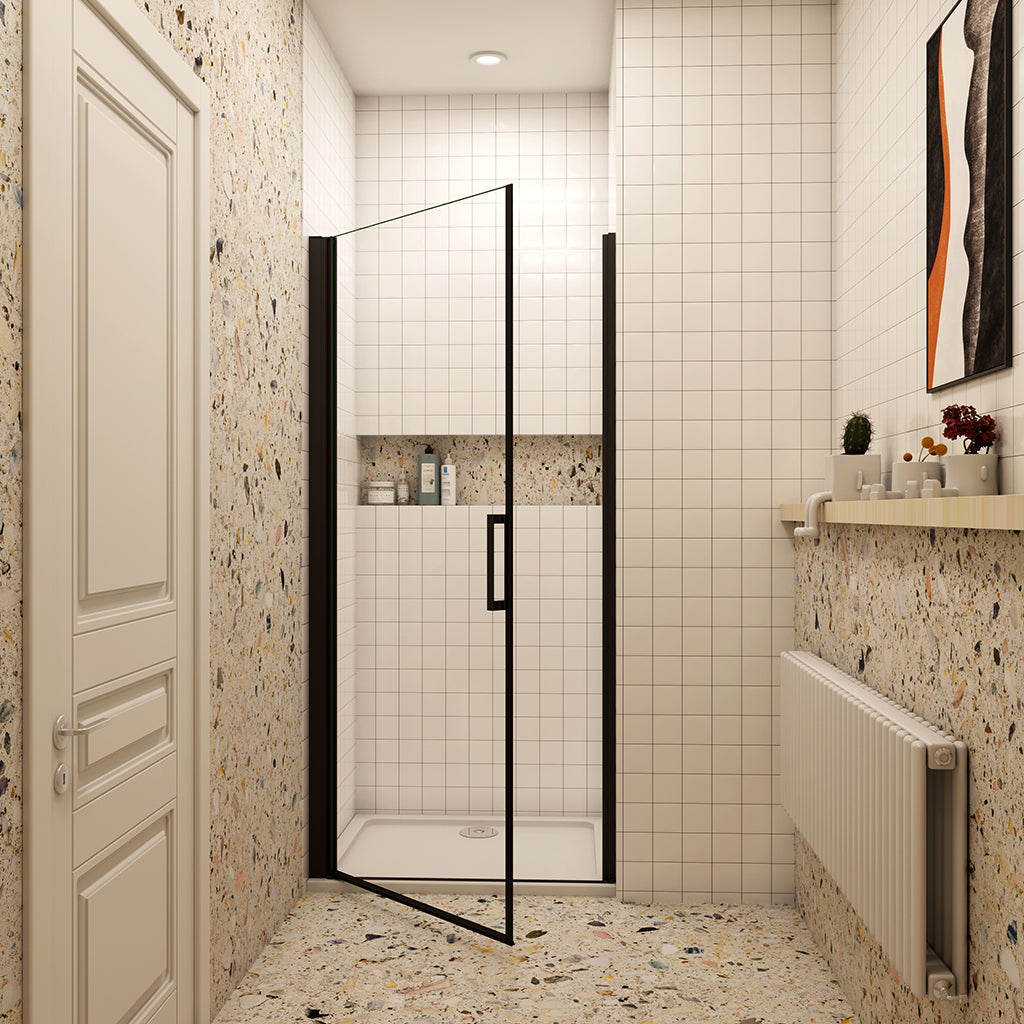 ozean Glasdusche 90 Drehtür Duschtasse 100X90 cm badezimmer ideen