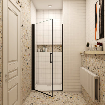 ozean Glasdusche 90 Drehtür Duschtasse 100X90 cm badezimmer ideen