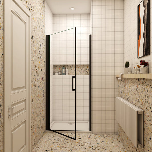 ozean Glasdusche 90 Drehtür Duschtasse 100X90 cm badezimmer ideen
