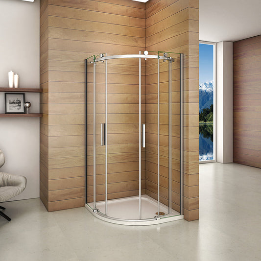 ozean Glasdusche 90X90 Runddusche Schiebetür Eckeinstieg cm badezimmer ideen