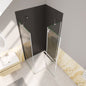 ozean Glasdusche 90x70 Drehtür Seitenwand cm für badezimmer