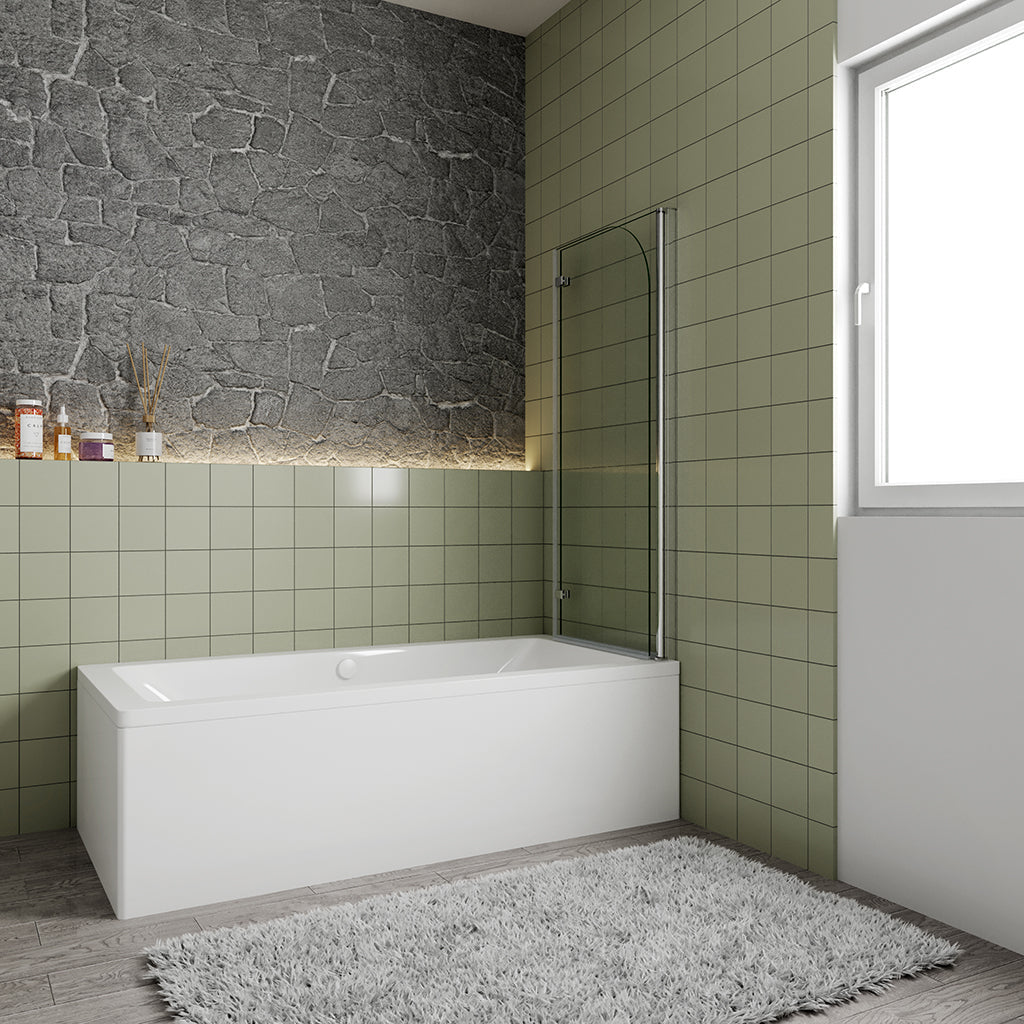 ozean Glasdusche Badewannenaufsätz 90 cm badezimmer ideen