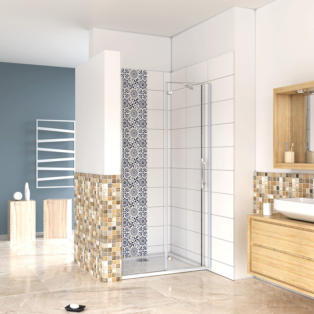 ozean Nischentür 76 Drehtür Duschtasse 170x76 cm badezimmer ideen