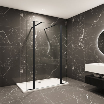 ozean Walk IN Duschwänd 2 Falttür 110+40+40 cm badezimmer ideen