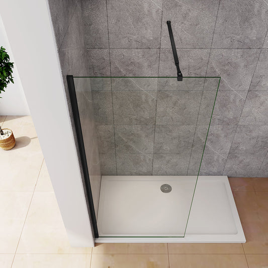 ozean Walk in Duschtrennwand Schwarz Dusche 80 cm für badezimmer