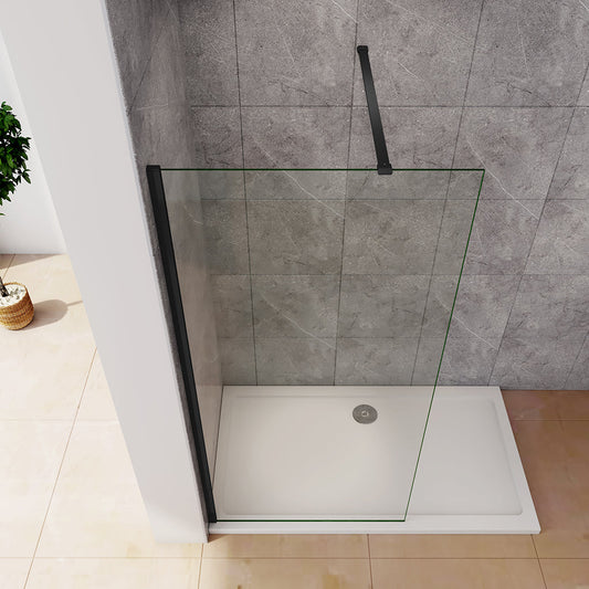 ozean Walk in Duschwand Duschabtrennung Schwarz Dusche 120 cm badezimmer ideen
