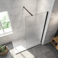 ozean Walk in Duschwand Schwarz Dusche 100 W10FAP129B cm für badezimmer