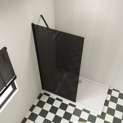 ozean Walk in Duschwand Schwarz Dusche 80 W8GP104B cm für badezimmer