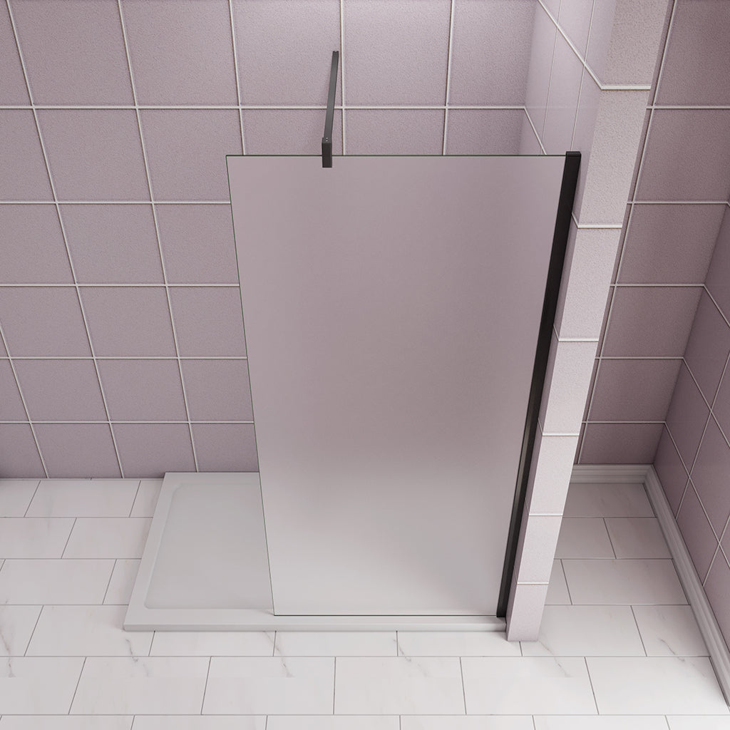 ozean Walk in Duschwänd Schwarz Dusche 90 W9FP10131B cm für badezimmer