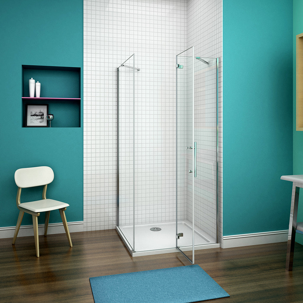 ozean nano glas 100x70 Drehtür Seitenwand Duschtasse cm für badezimmer