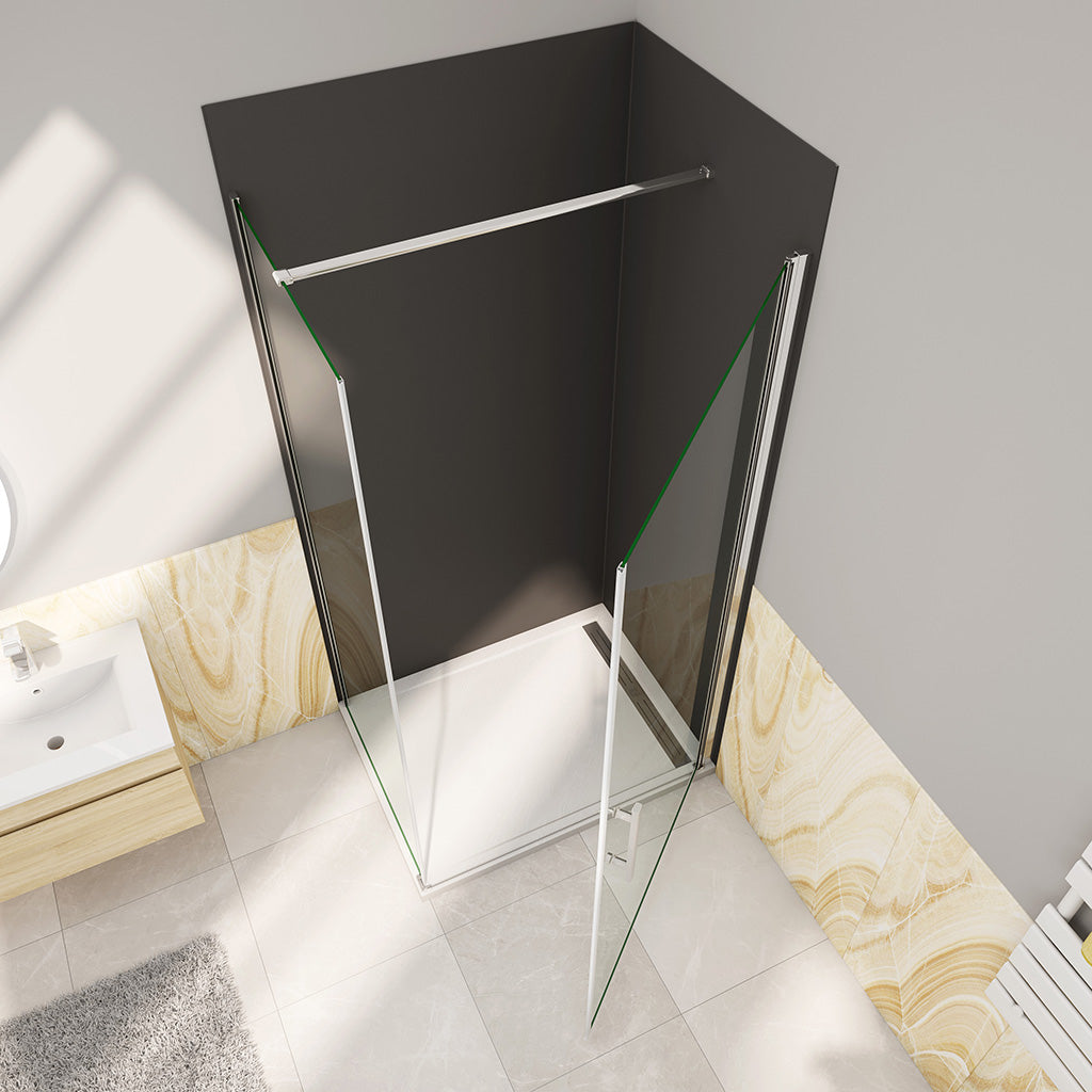 ozean nano glas 70x80 Drehtür Seitenwand cm für badezimmer
