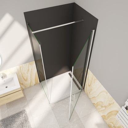ozean nano glas 70x80 Drehtür Seitenwand cm für badezimmer