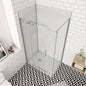 ozeansanitaer 100x80 Duschabtrennung Mit Schiebetür Seitenwand cm